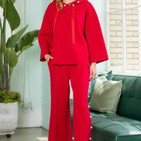 Ruby Ribbon Couture Hoodie Pantset