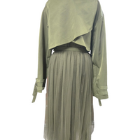 Olive Aura Trench