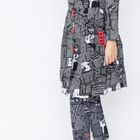 Newspaper Crop Pants