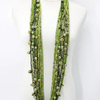 PASHMINA & CERAMIC BEADS NECKLACES