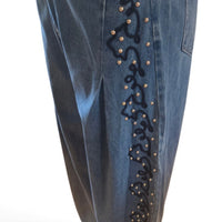 The Bold Denim Pantset