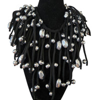 Crystal With Textile Cord