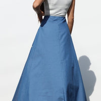 Tank Top Denim Maxi Dress