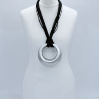 Curve Bamboo Crescent Necklace