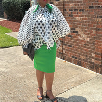 Polka Dot Flow Top