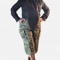 Bling Pearl Camo Shorts