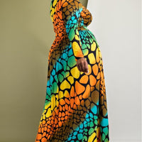 Bold 2 piece Maxi Skirt Set