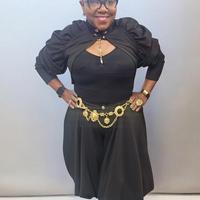 Ashley Upscale Crop Jacket and Pleated Culotte Set