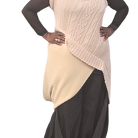 Sleeveless Turtleneck Sweater