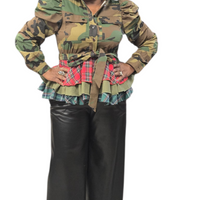 Battle Babe Peplum Top