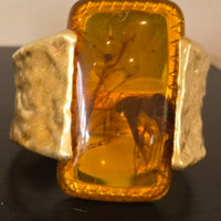 Golden Amber Cuff