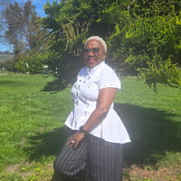 The Military Peplum Top