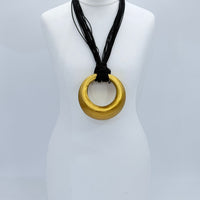Curve Bamboo Crescent Necklace