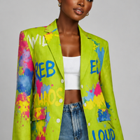 Rebel Chaos Graffiti Blazer