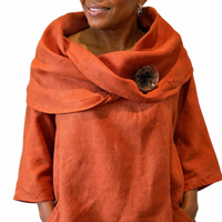 Turtle Cowl Neck Top