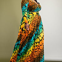 Bold 2 piece Maxi Skirt Set