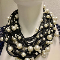 Multi Strand Pearl Necklace - Elan of Eulalia