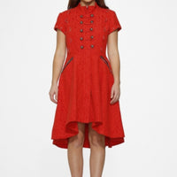 The Military Hi-Lo Dress