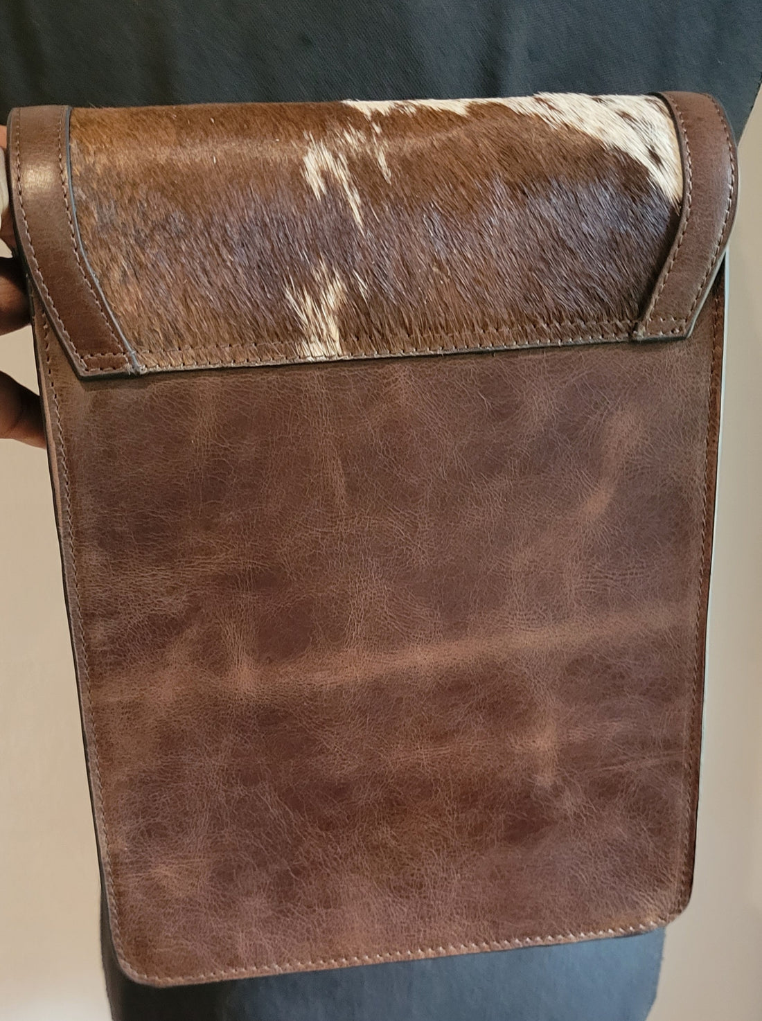 The Cow Leather Cross Body Bag