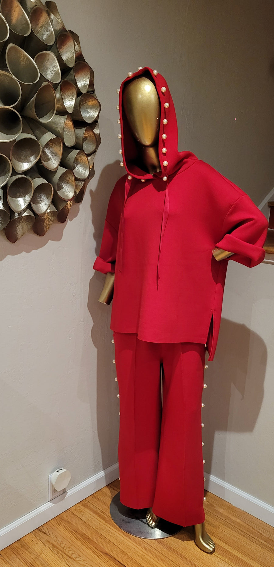Ruby Ribbon Couture Hoodie Pantset