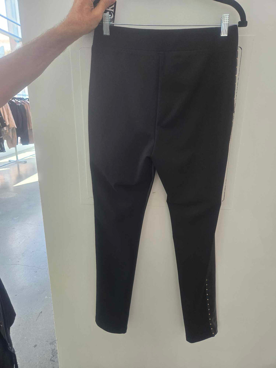 Studded Vegan Leather Leggings
