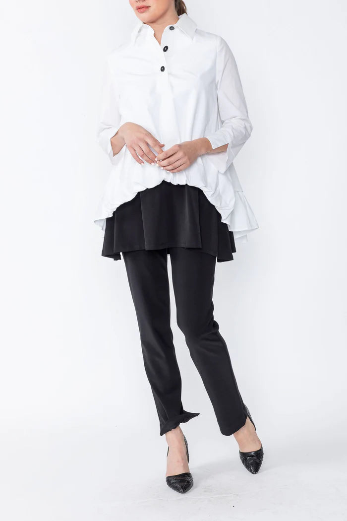 Front Bubble & Back Layered Top