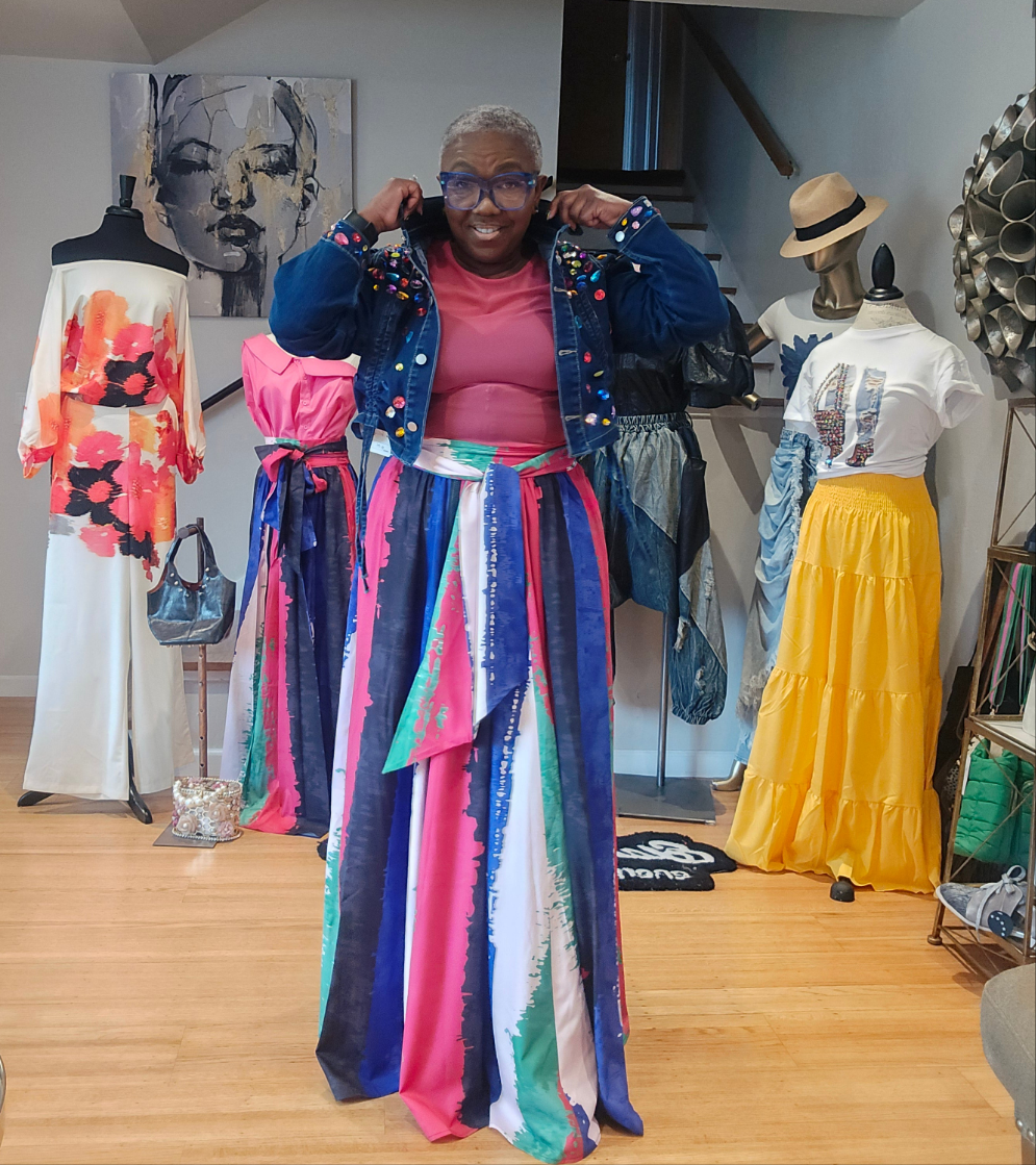 Color Rush Maxi Skirt