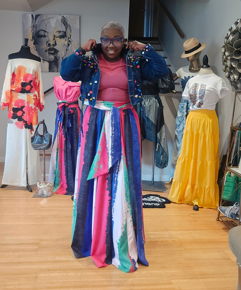 Color Rush Maxi Skirt