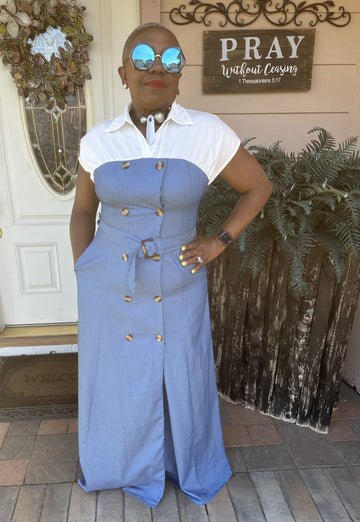 The button down maxi