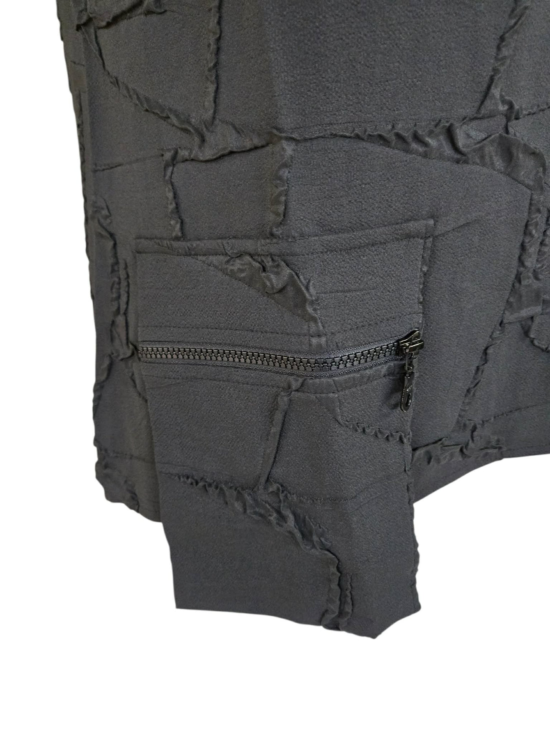 Cowl Neck Deconstructed Vest