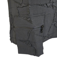 Cowl Neck Deconstructed Vest