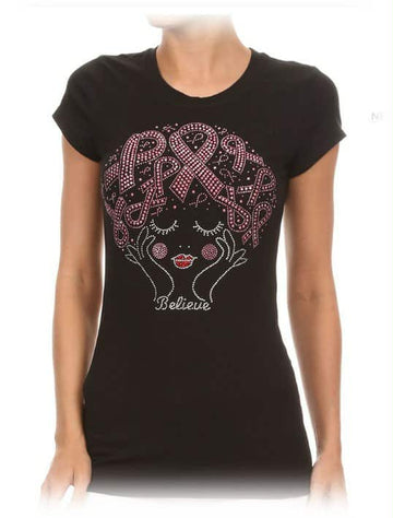 Believe Breast Cancer Awareness Tee