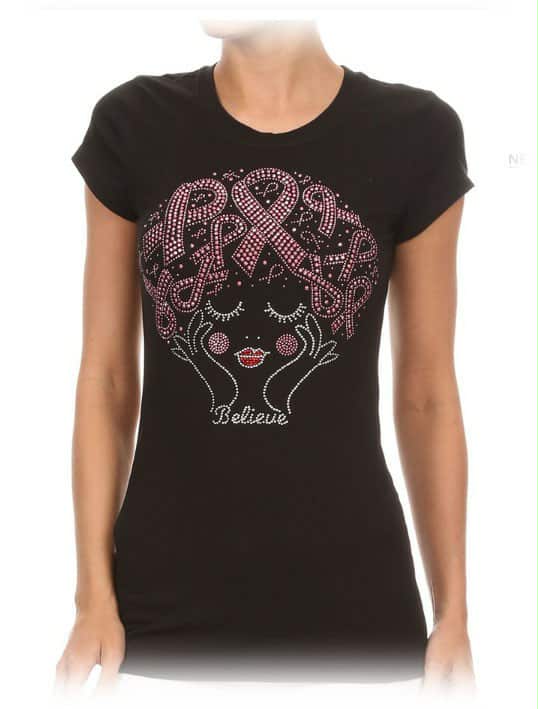 Believe Breast Cancer Awareness Tee