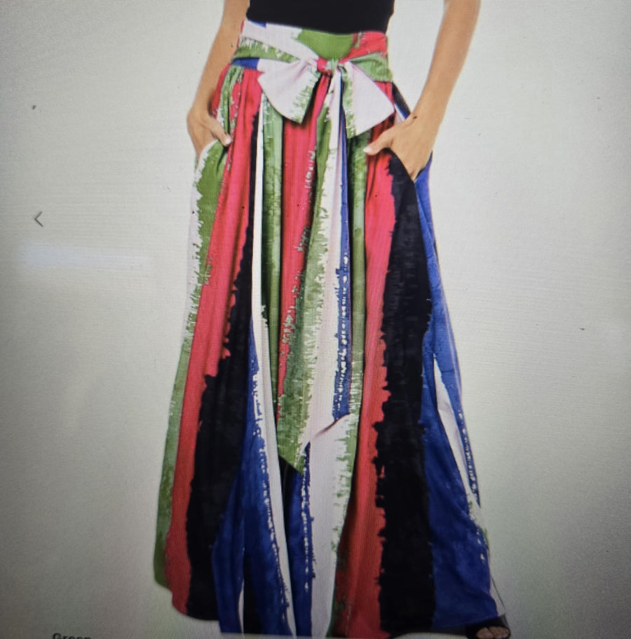 Color Rush Maxi Skirt