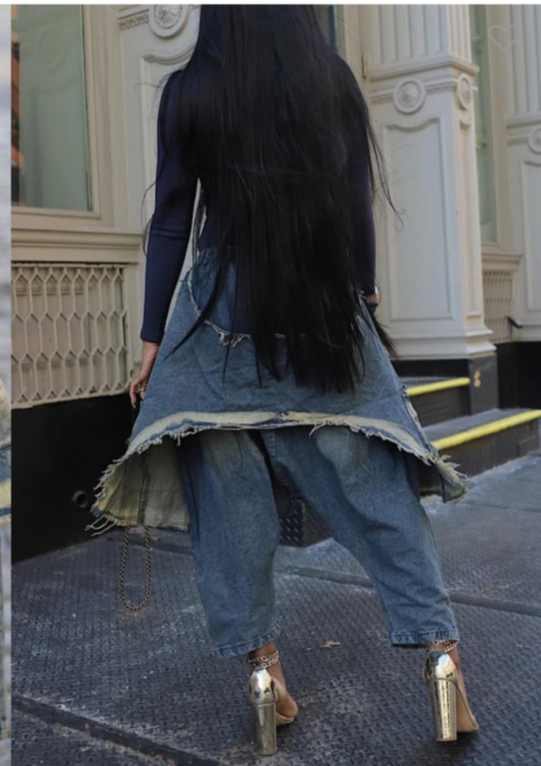Layered Rebel Harem Jeans