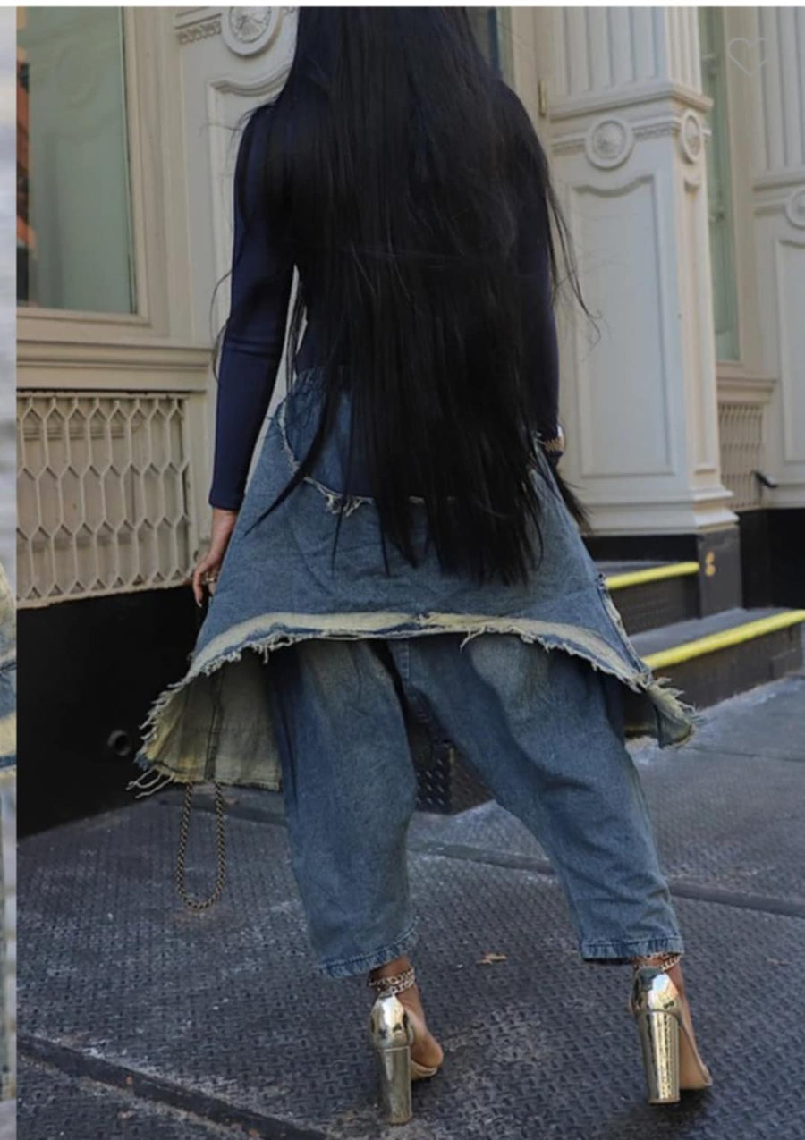 Layered Rebel Harem Jeans