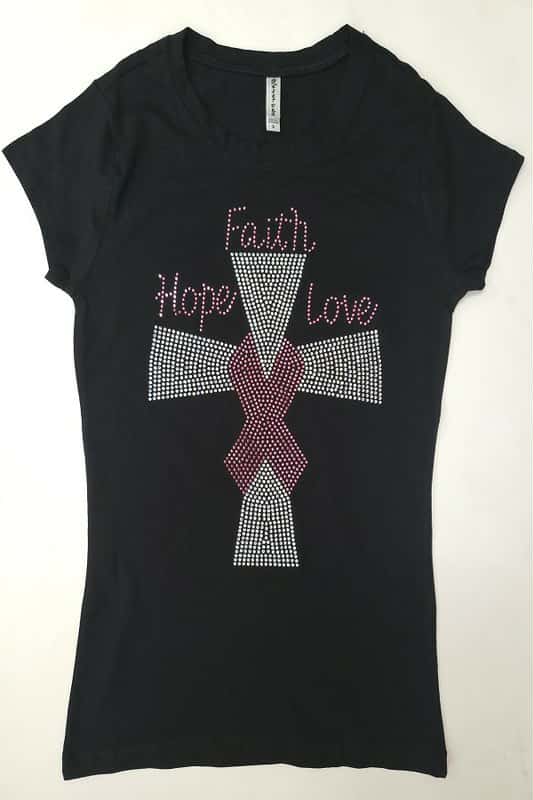 Dazzle for Breast Cancer Awareness Tee