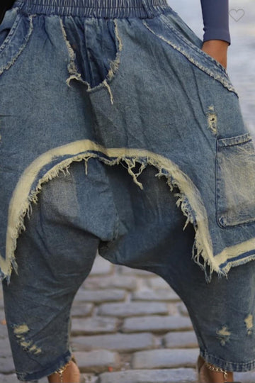 Layered Rebel Harem Jeans