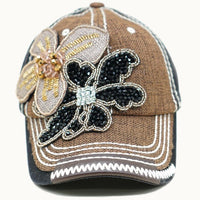Rustic Diva Flower Hat