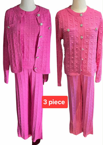 Bossy 3-Piece Knit Set