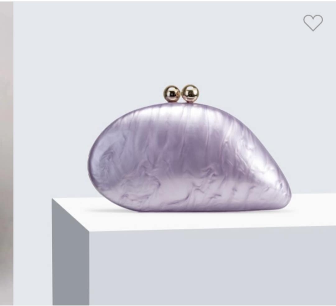 Crush & Coast Glam Shell Clutch