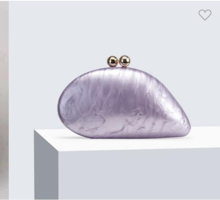 Crush & Coast Glam Shell Clutch