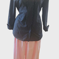 Pinstripe Button Down & Tie