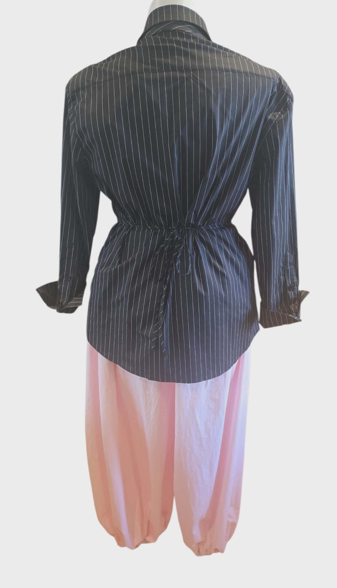 Pinstripe Button Down & Tie