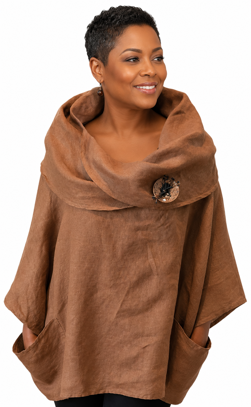 Turtle Cowl Neck Top