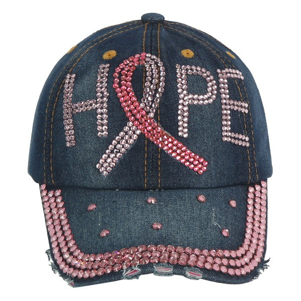 Hope Breast Cancer Hat