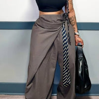Tied Up Wide Leg Pants