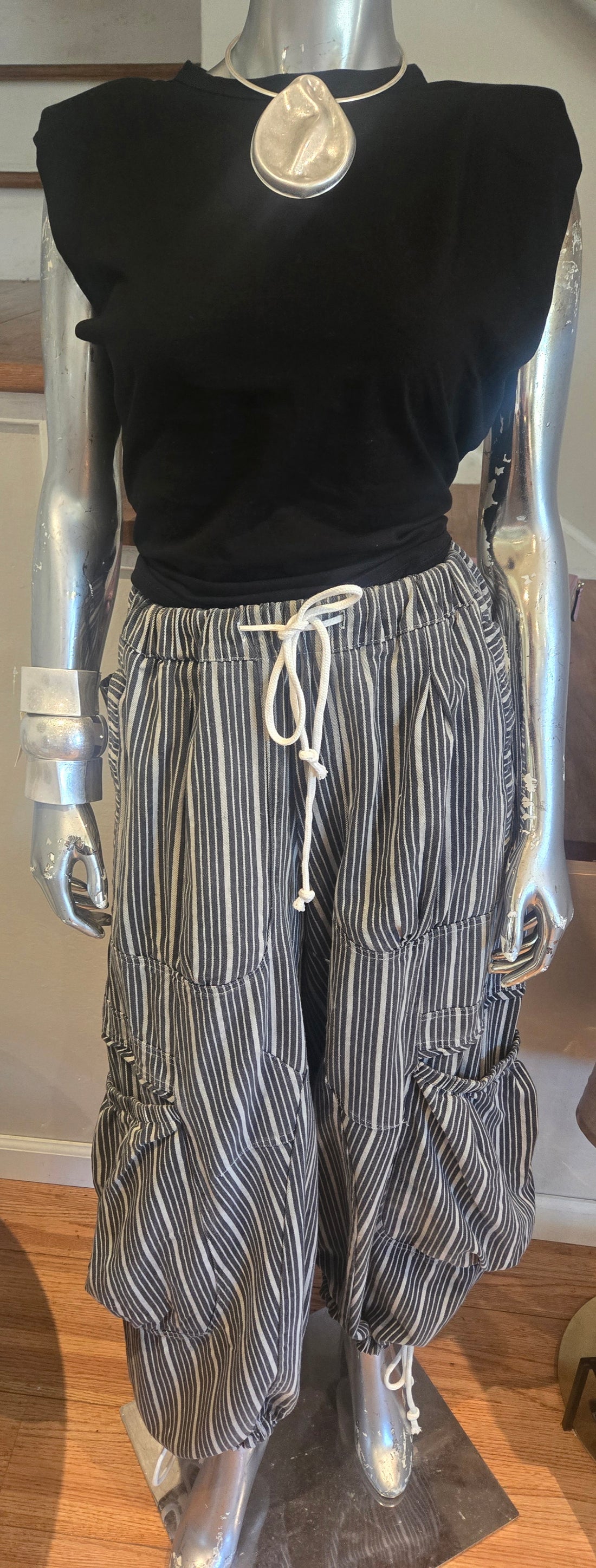 Stripe Bubble Pants