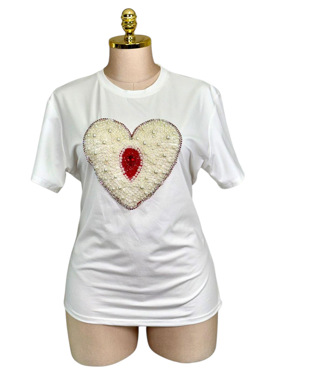 The Heart-Stopper Rhinestone Top