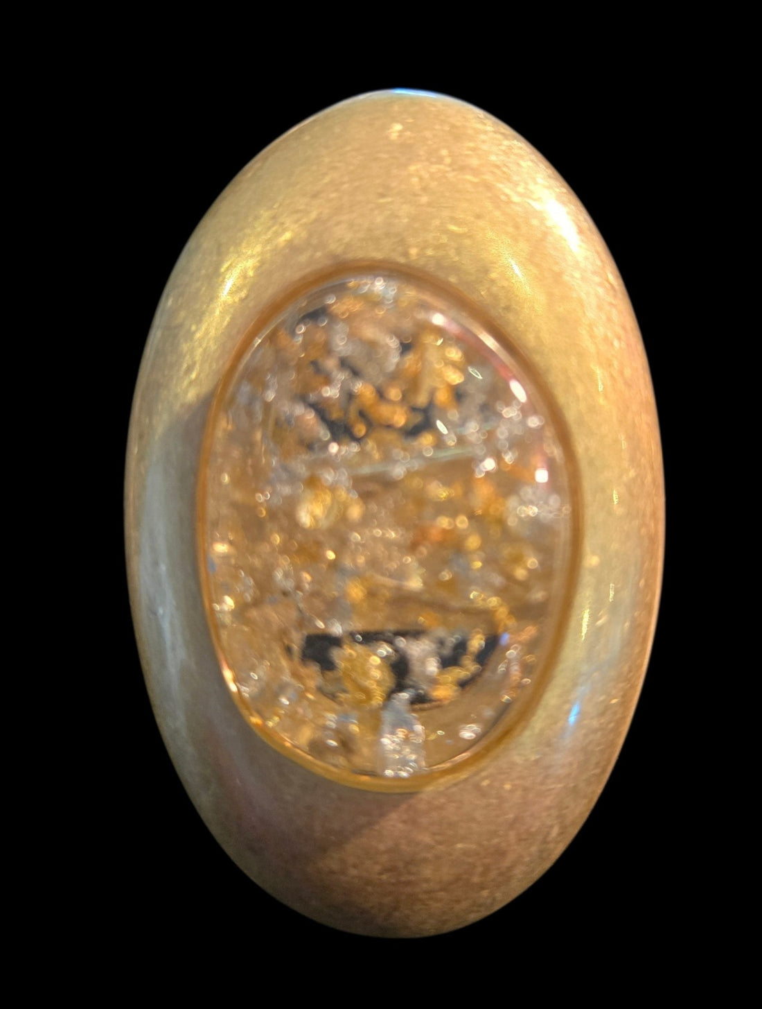 Brush Gold Rings